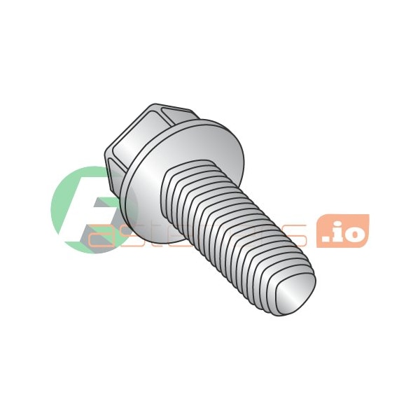 Newport Fasteners Thread Forming Screw, #12-24 x 1/2 in, 18-8 Stainless Steel Hex Head Hex Drive, 2000 PK 322177 - main
